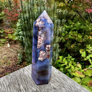 Blue Flower Agate Point