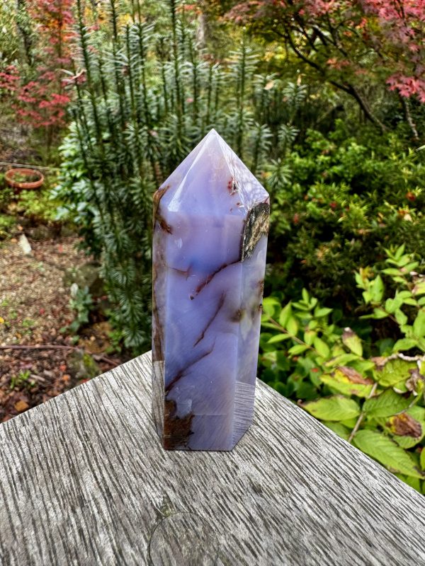 Blue Flower Agate Point