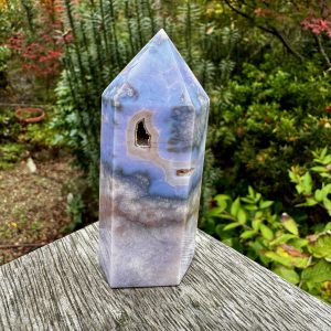 Blue Flower Agate Point