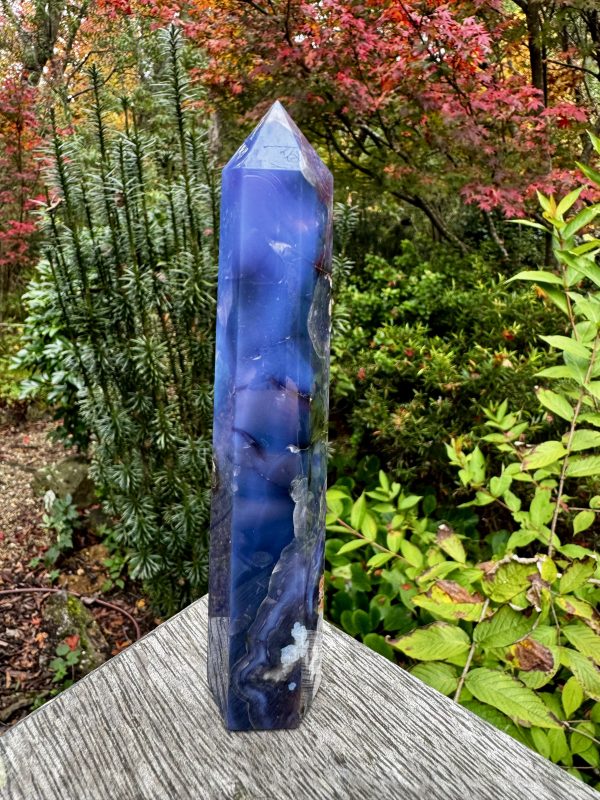 Blue Flower Agate Point