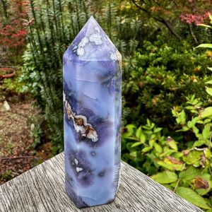 Blue Flower Agate Point