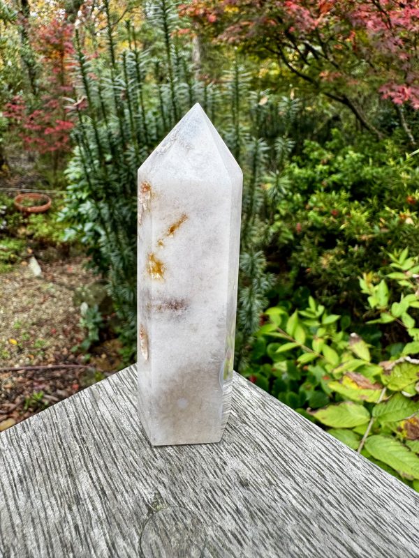 Light Blue Flower Agate Point