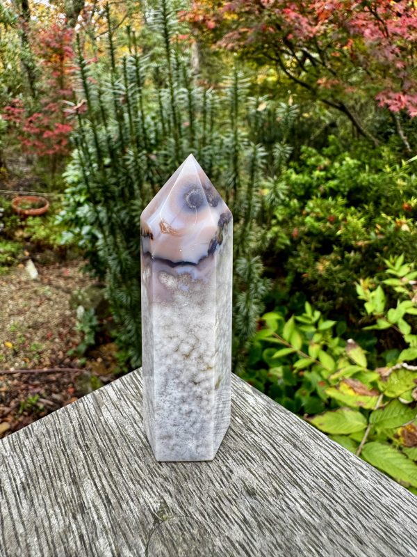 Blue Flower Agate Point