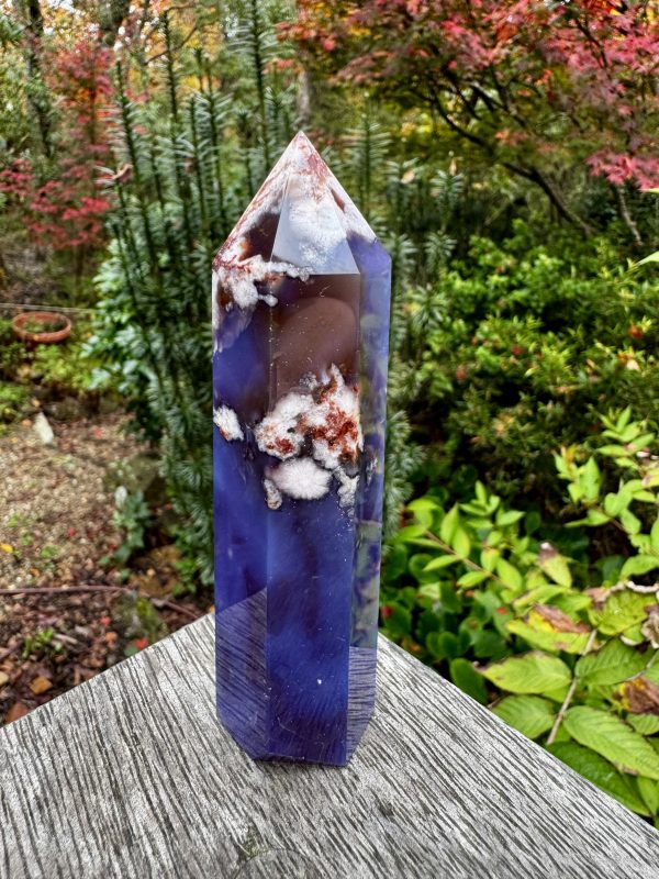 Blue Flower Agate Point