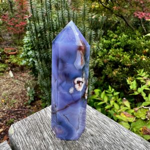 Blue Flower Agate Point