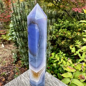 Blue Flower Agate Point