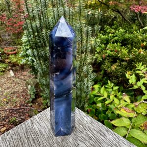 Blue Flower Agate Point