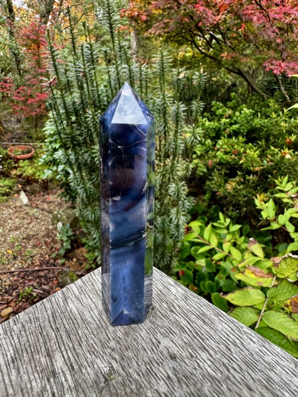 Blue Flower Agate Point