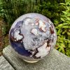 Blue Flower Agate Sphere