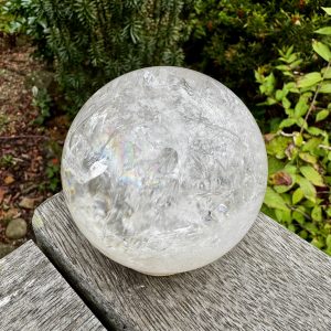 High Grade Clear Quartz Sphere