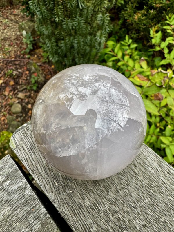 Blue Roze Quartz Sphere
