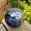 Deep Blue Fluorite Sphere