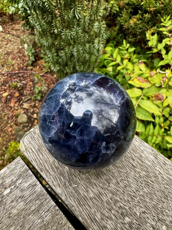 Deep Blue Fluorite Sphere - Image 3