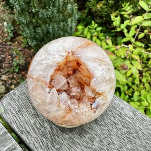Carnelian Druzy Sphere