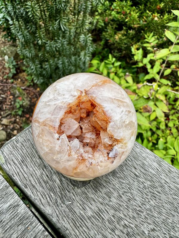 Carnelian Druzy Sphere