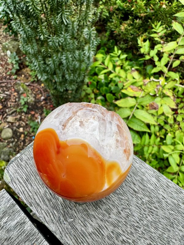 Carnelian Druzy Sphere - Image 2