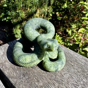 Jasper Snake Carving