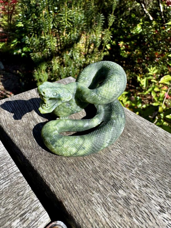 Jasper Snake Carving - Image 2