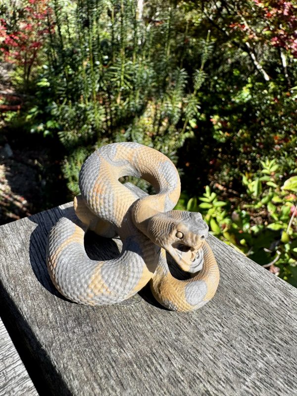 Jasper Snake Carving