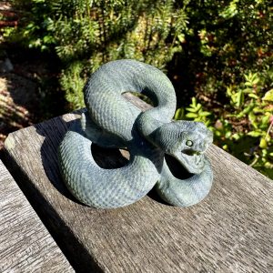 Jasper Snake Carving