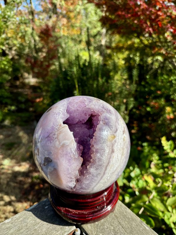 A Grade Huge Pink Amethyst Sphere - Image 2