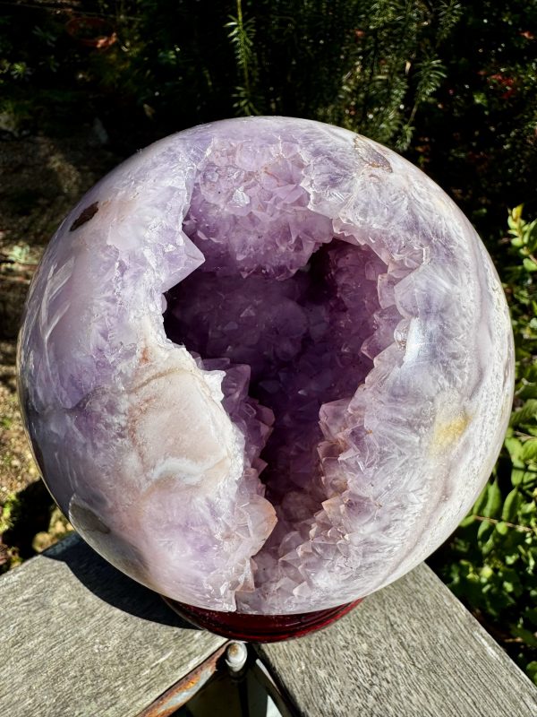 A Grade Huge Pink Amethyst Sphere