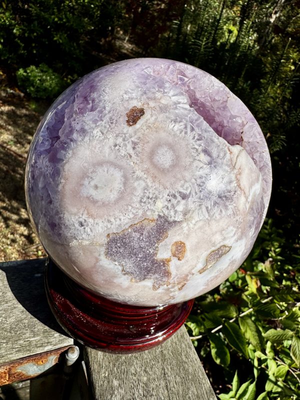 A Grade Huge Pink Amethyst Sphere - Image 3