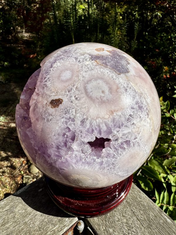 A Grade Huge Pink Amethyst Sphere - Image 9