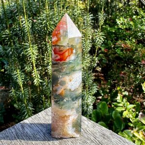 Red Moss Agate Point