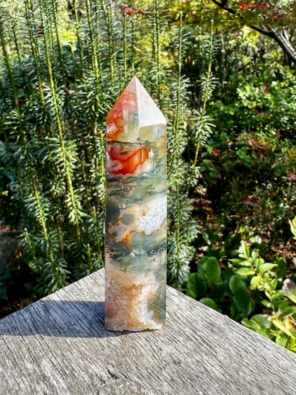 Red Moss Agate Point