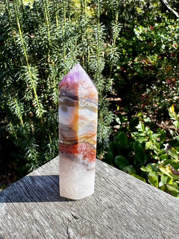 Agate & Amethyst Point