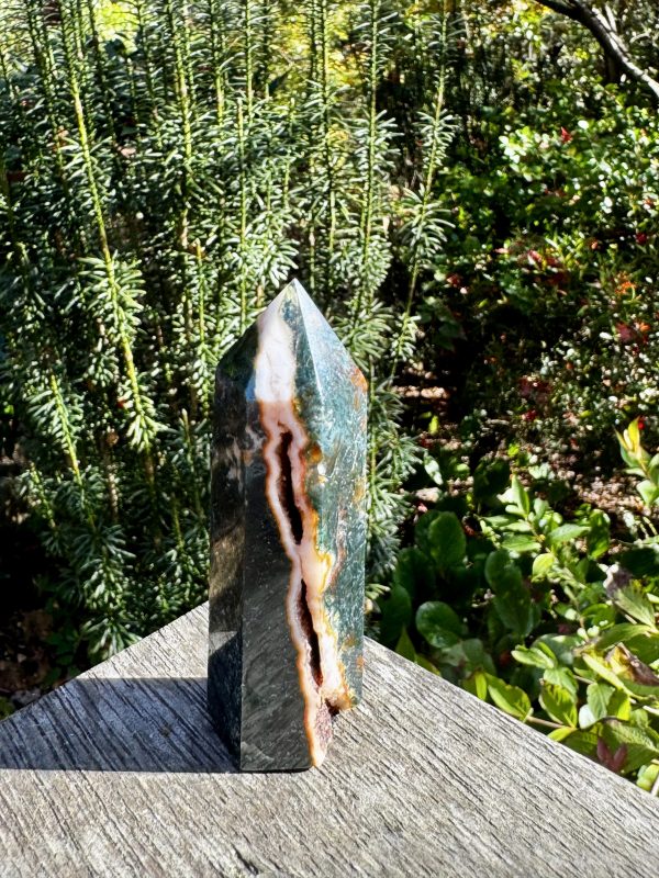 Red Moss Agate Point
