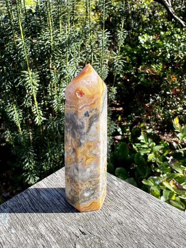 Mexican Crazy Lace Agate Point