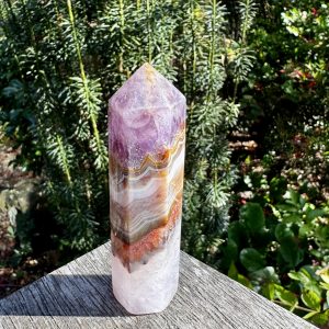 Agate Amethyst Point