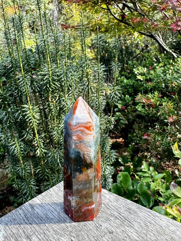 Red Moss Agate Point