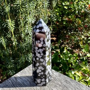 Snowflake Obsidian Point