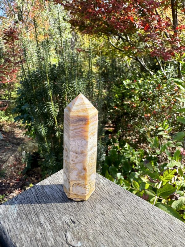 Mexican Crazy Lace Agate Point