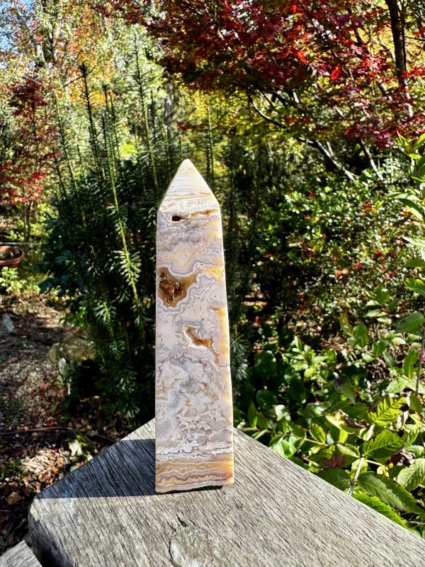 Mexican Crazy Lace Agate Tower High Grade