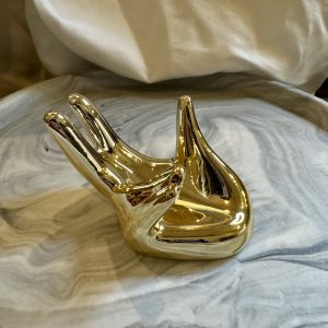 Gold Hand Sphere Holder