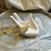 White Hand Sphere Holder