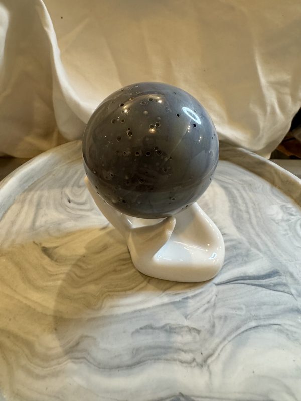 White Hand Sphere Holder - Image 2